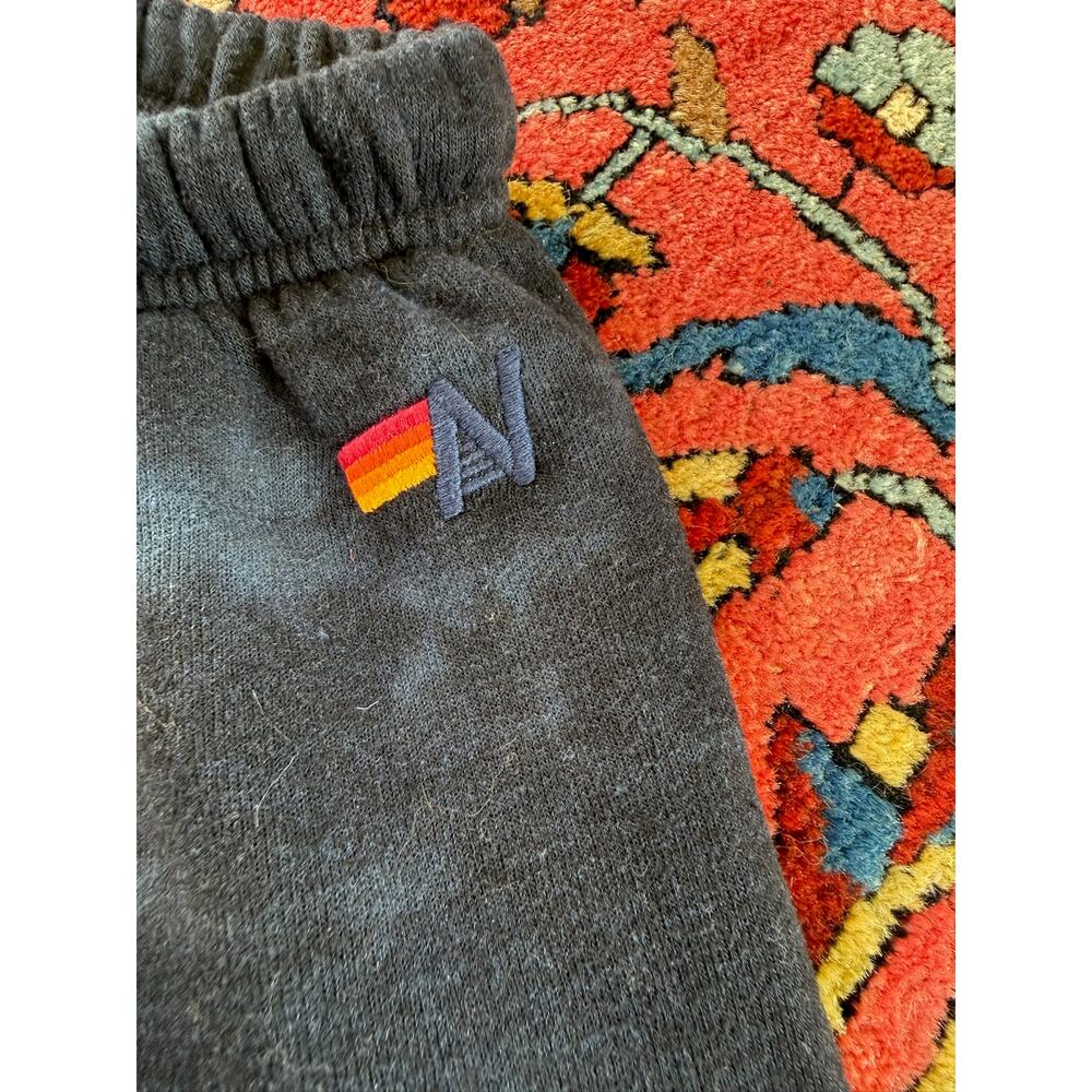 Aviator Nation Jogger Sweatpants Womens S Blue Black Tie Dye - Picture 2 of 7